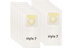 GUDOTRA 12 Pack Replacement Vacuum Bags Style 7 Paper Bag Fit PowerForce Uprights Vacuums 3537 3522 35221 35223 35224 35225 35226 3522R 3522X 3525 35252 3525R 3530D 3530R Replace Part 32120