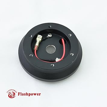 Amazon.com: Volante Hub Adaptador Billet Negro Corto para ...