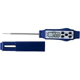 Taylor &ndash; Compact Instant-Read Pen Style Digital Kitchen Meat Thermometer - Waterproof Grey - Gray (Blue)