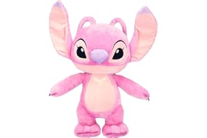 Kids Preferred Disney Baby Lilo & Stitch Angel Soft Huggable Stuffed Animal Cute Plush Toy for Toddler Boys and Girls, Gift for Kids, Pink Angle 16 Inches