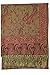 Achillea Soft Silky Reversible Paisley Pashmina Shawl Wrap Scarf w/Fringes (Burgundy)