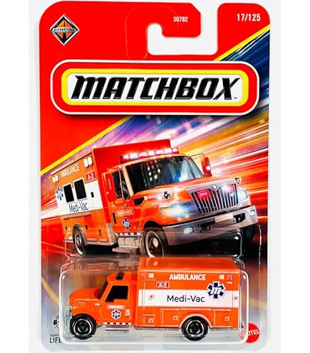 Amazon.com: Hot Wheels 2022 - HW Rapid Response - Red Ambulance 5