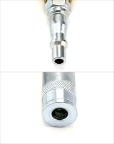 QWORK 1/4 BSP Airline Y Splitter Quick Release Coupler Male Female view 3