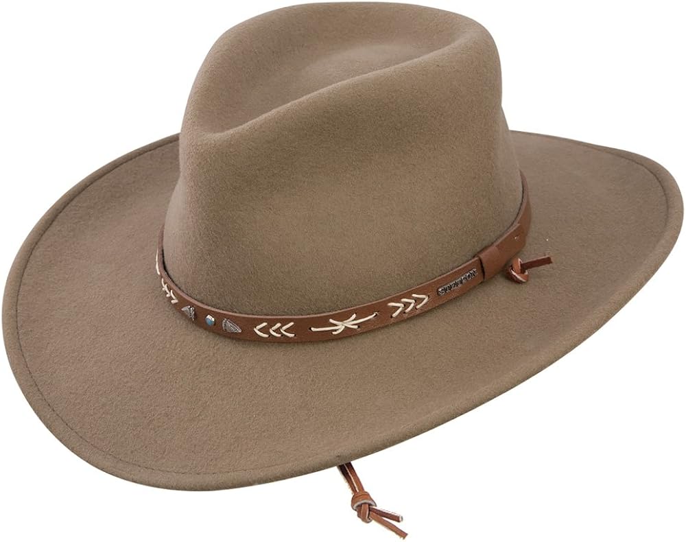 stetson santa fe crushable wool felt hat