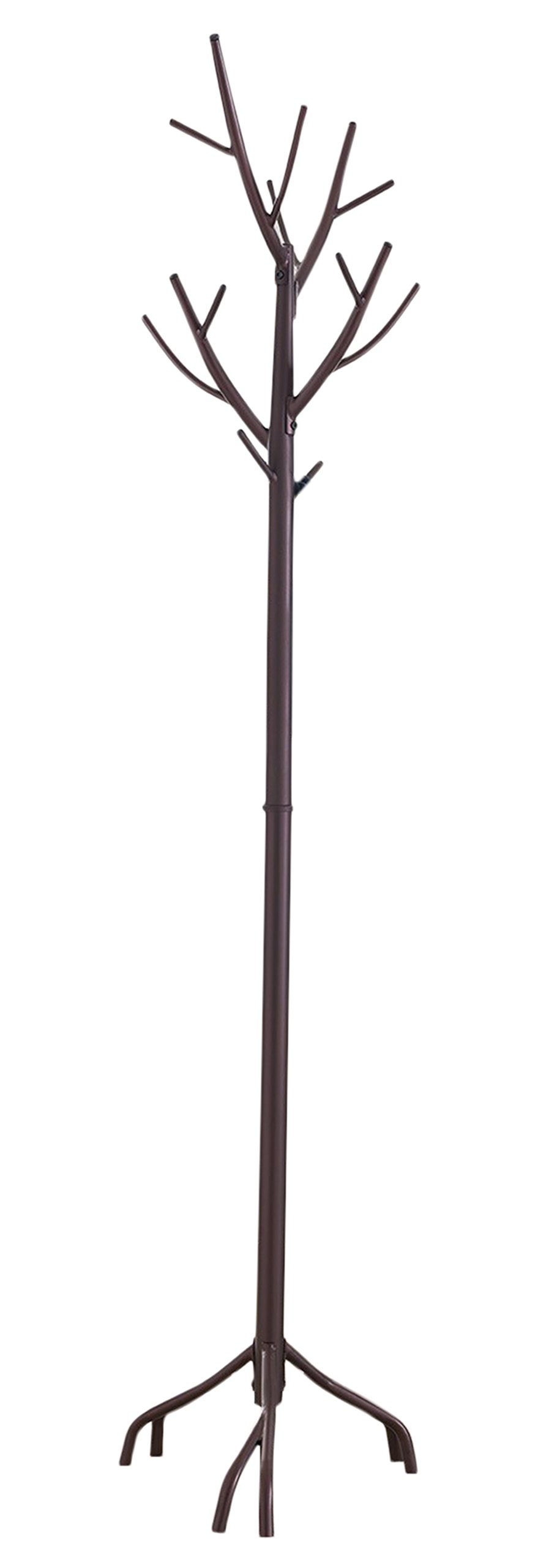 Kings Brand Bronze Finish Metal Hall Tree Coat Hat Rack with Branches