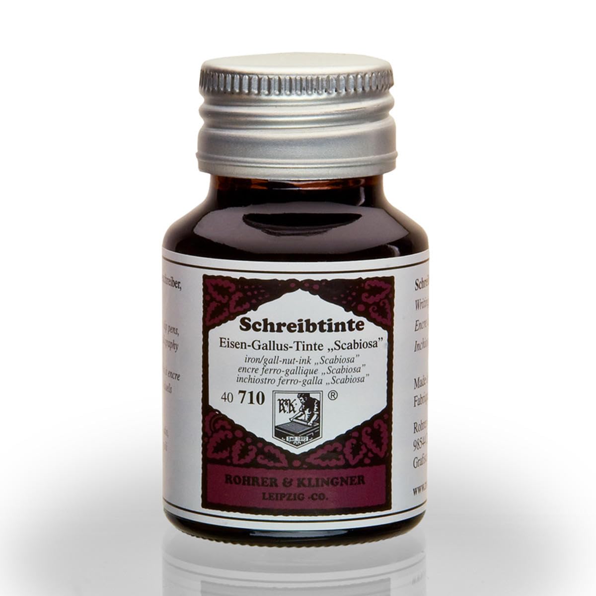 Rohrer & Klingner Fountain Pen Ink - Iron/Gall Nut Ink "Scabiosa" - 50ml