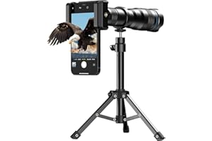 Evil eye 36X Telephoto Lens, High Power HD Telephoto Phone Lens with Tripod and Phone Clip for Android & iPhone, Samsung and 