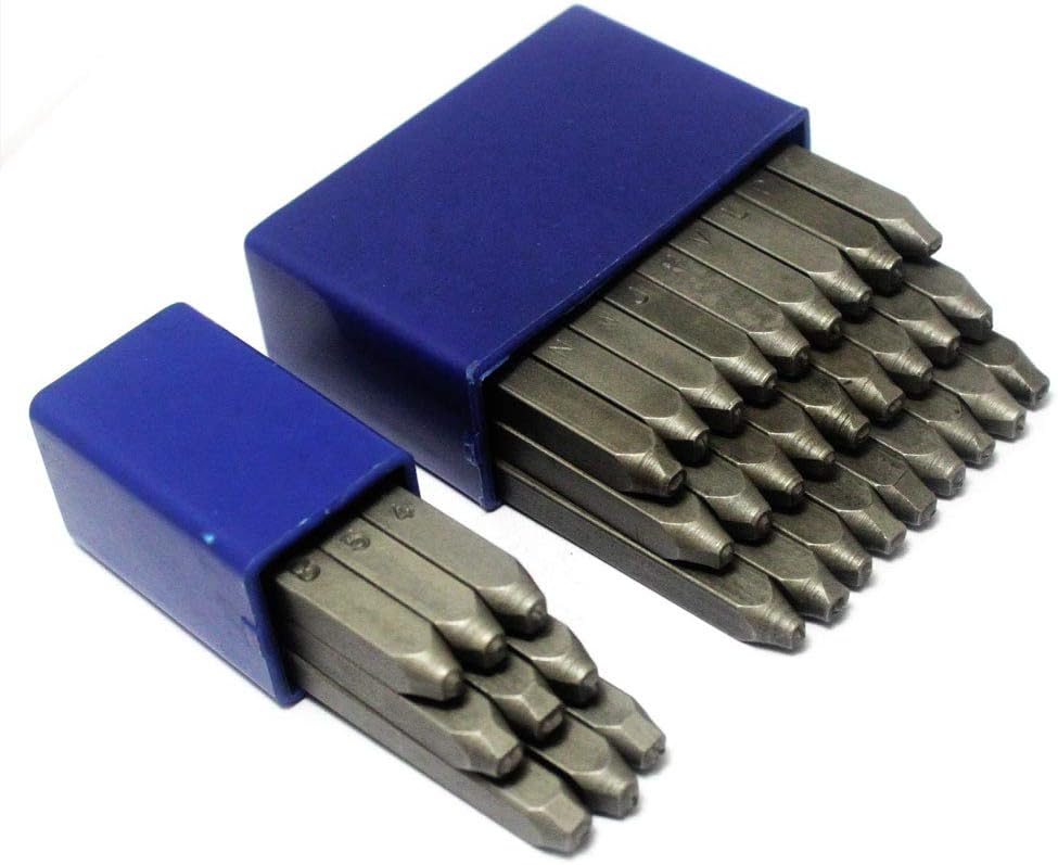Oudtinz Number and Letter Stamp Set (36 Piece Punch Set/A-Z & 0-9) Industrial Grade Hardened Carbon Steel Metal - Image 3