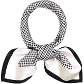 ANDANTINO 100% Mulberry Silk Square Scarf for Hair-25.6" X25.6'' Women Men Natural Silk Neckerchief Digital Printed Headscarf