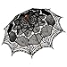 Remedios(16 colors) Lace Parasol Umbrella for Wedding Bridal Decoration Black