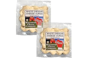 Wisconsin Cheese Company - 100% Wisconsin White Cheddar Cheese Curds 10 oz. (Pack of 2)