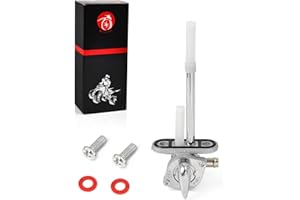 MOTO1988 Fuel Valve Petcock For YAMAHA V Star XVS 650 1100 Silverado 650 Royal Star 1300 XVZ 1300 XV 1700 Raptor Warrior Wolverine 350 Moto-4 YFM 200 225 250 350 21V-24500-20-00 4WM-24500-10-00