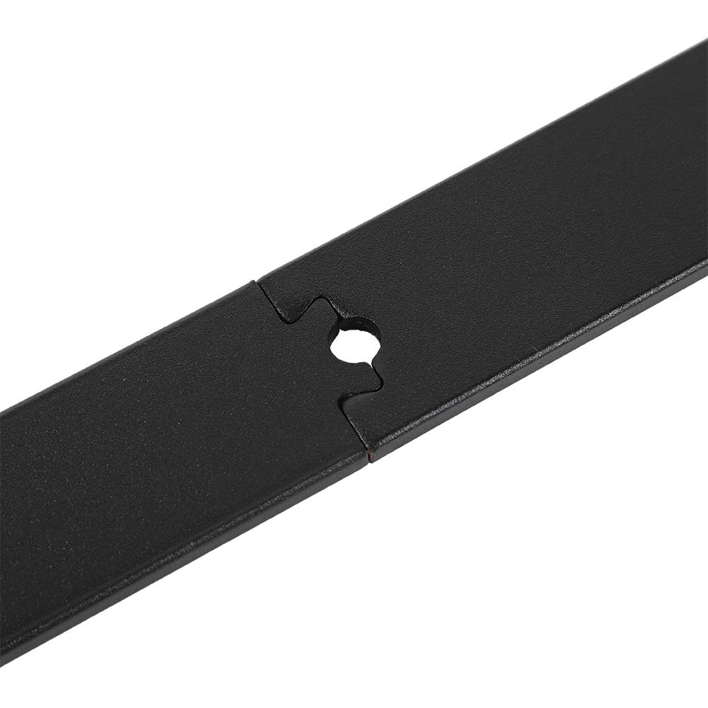 Riel para puerta corredera carga máxima 100 kg negro kit accesorios