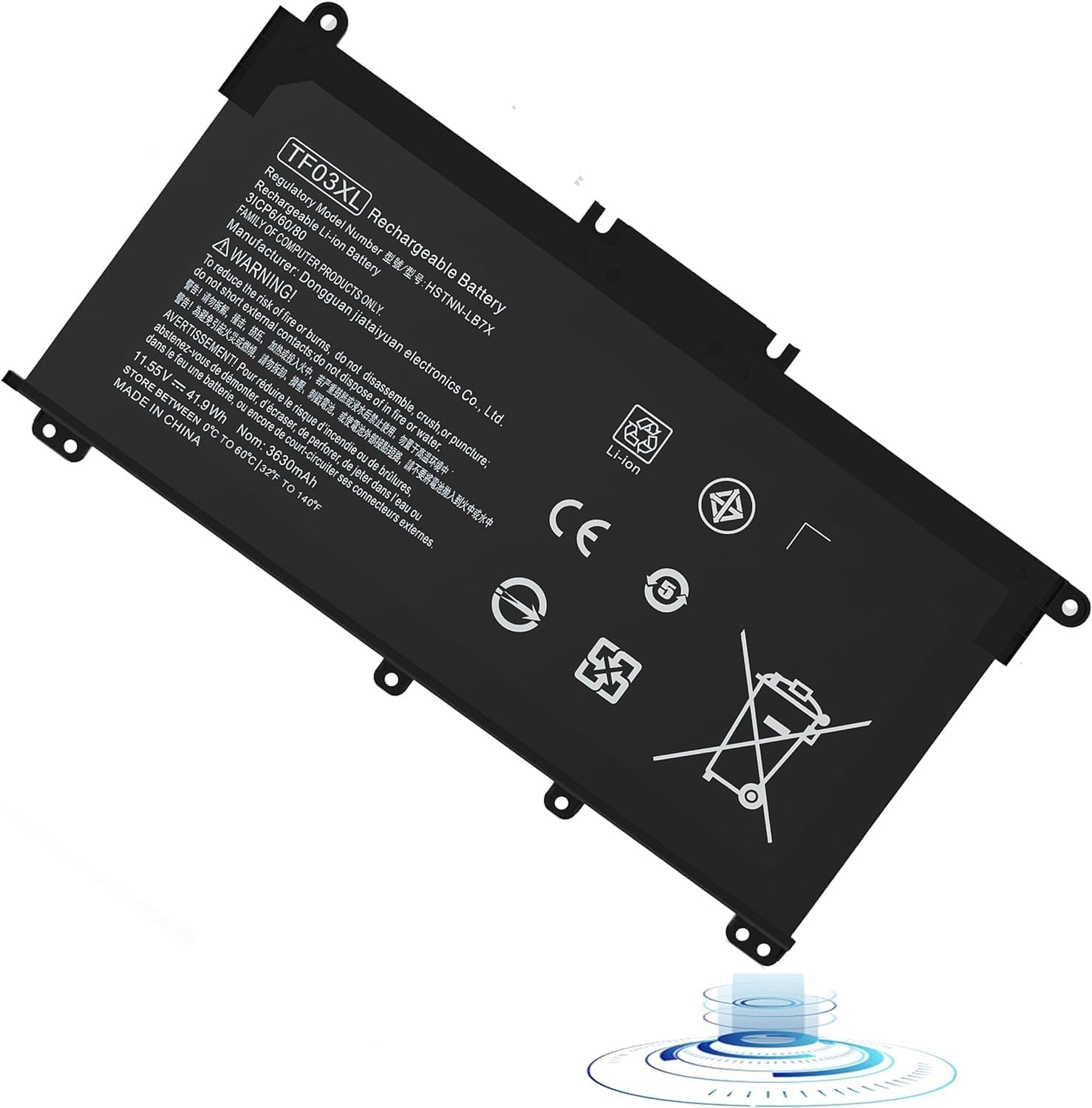 920070-855 TF03XL Battery for HP Pavilion X360 14m-cd0001dx 14m-cd0003dx 15-cc0xx 15-cc1xx 15-cc023cl 15-cc563st 15-cd040wm 17-ar050wm 15-cc 15-cd 15-ck 14-bf 17-ar Series tpn-q190 920046-421