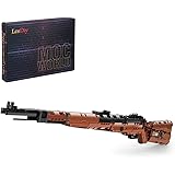 Goshfun 1025Pcs+ Simulation Large Scale Single Double Shot 98K Toy Blaster Building Block Model Set Compatible with Lego, Sma