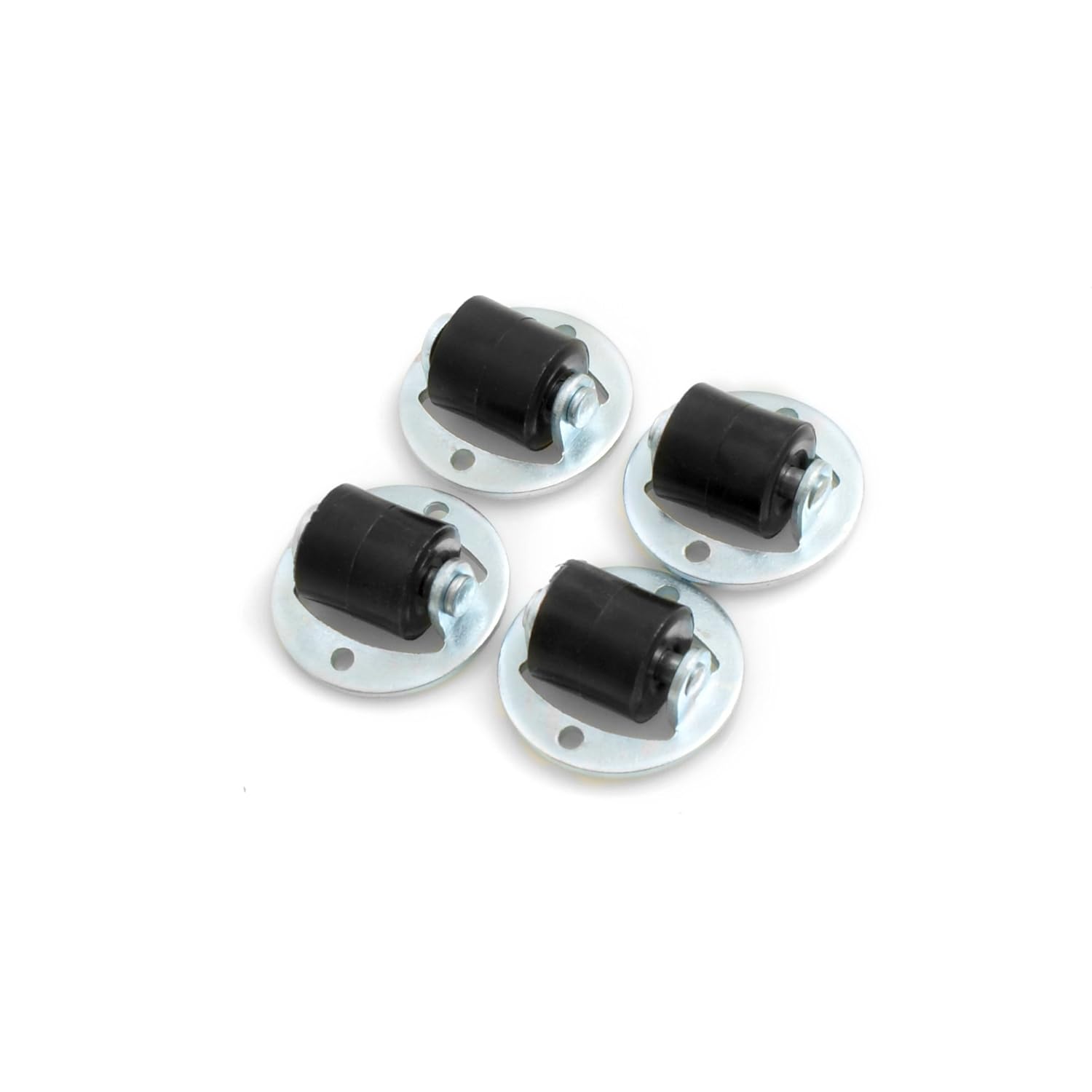 Design61 4x Box Fixed Castor Castor Castor Roller Diameter 13 x 14 mm