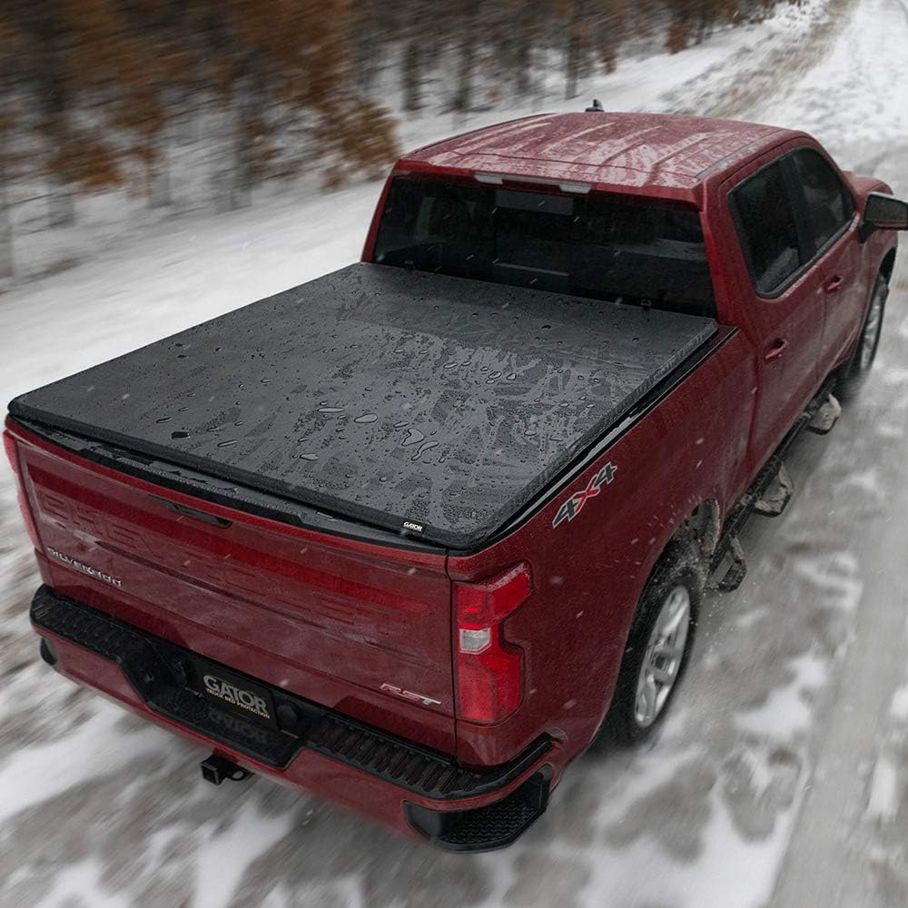 Amazon Com Gator Etx Soft Tri Fold Truck Bed Tonneau Cover 59503 Fits 2004 2015 Nissan Titan W Out Rail System 6 5 Bed Made In The Usa Automotive