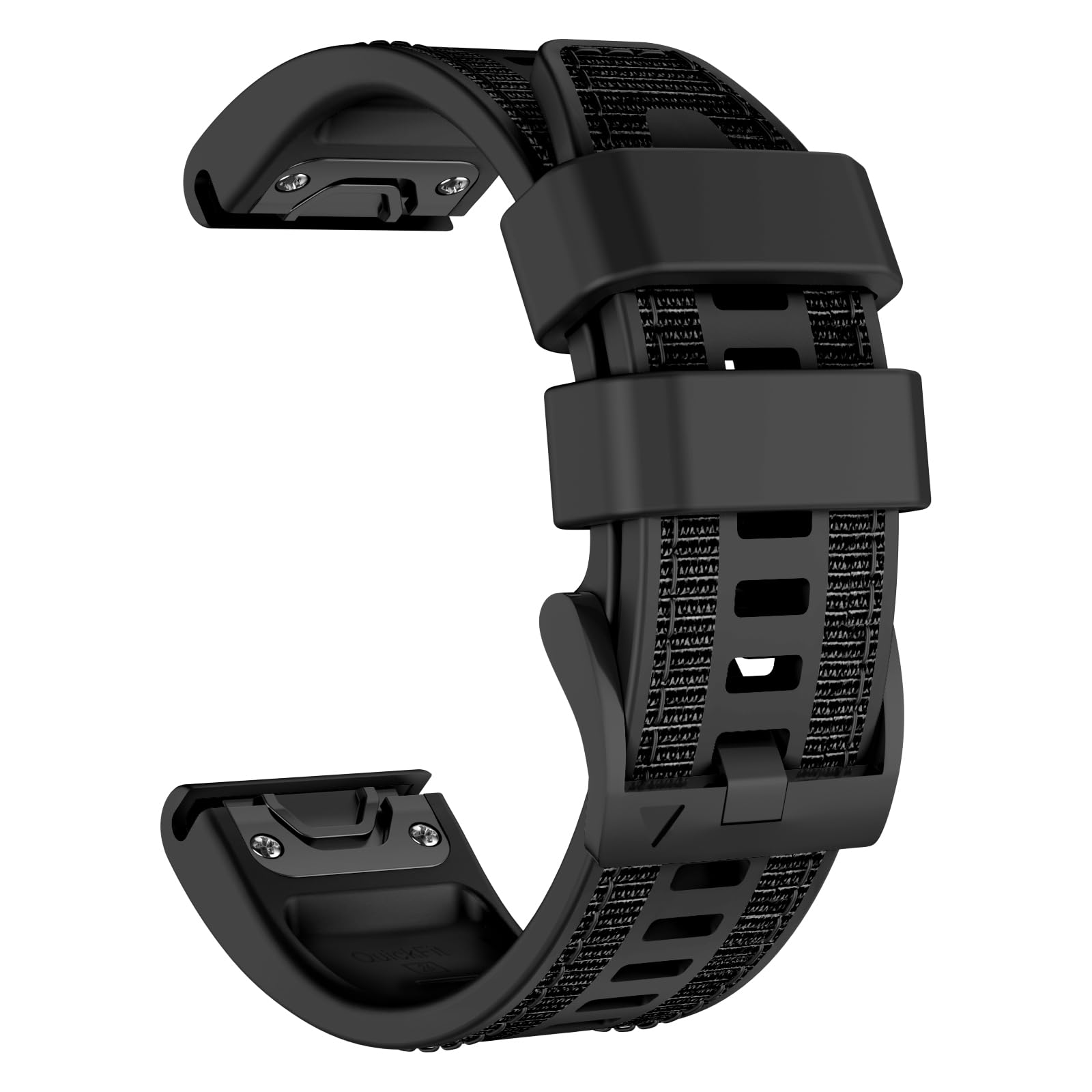 OVERSTEP Compatible for Garmin Fenix 5X Strap, 26mm Wide Soft Silicone Replacement Strap for Garmin Fenix 5X Plus/Fenix 6X/Fenix 6X Pro/Fenix 7X/Fenix 7X Pro/Fenix 3/HR/Epix Pro 51mm