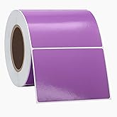 Hycodest Thermal Label 3x2 inch Sticker Direct Thermal Labels Self-Adhesive Thermal Paper Roll 500 pcs, Purple
