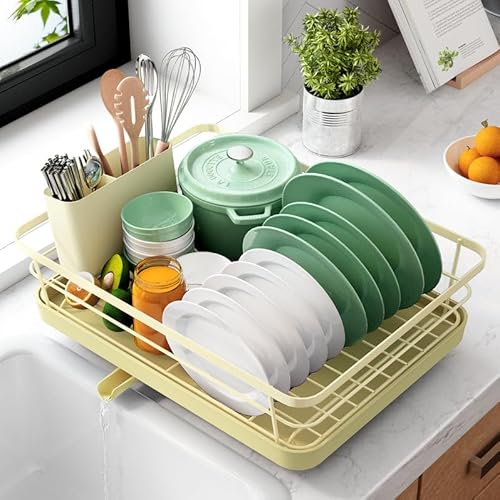 Kitsure Dish Drying Rack- Space-Saving Dish Rack, Dish Racks for