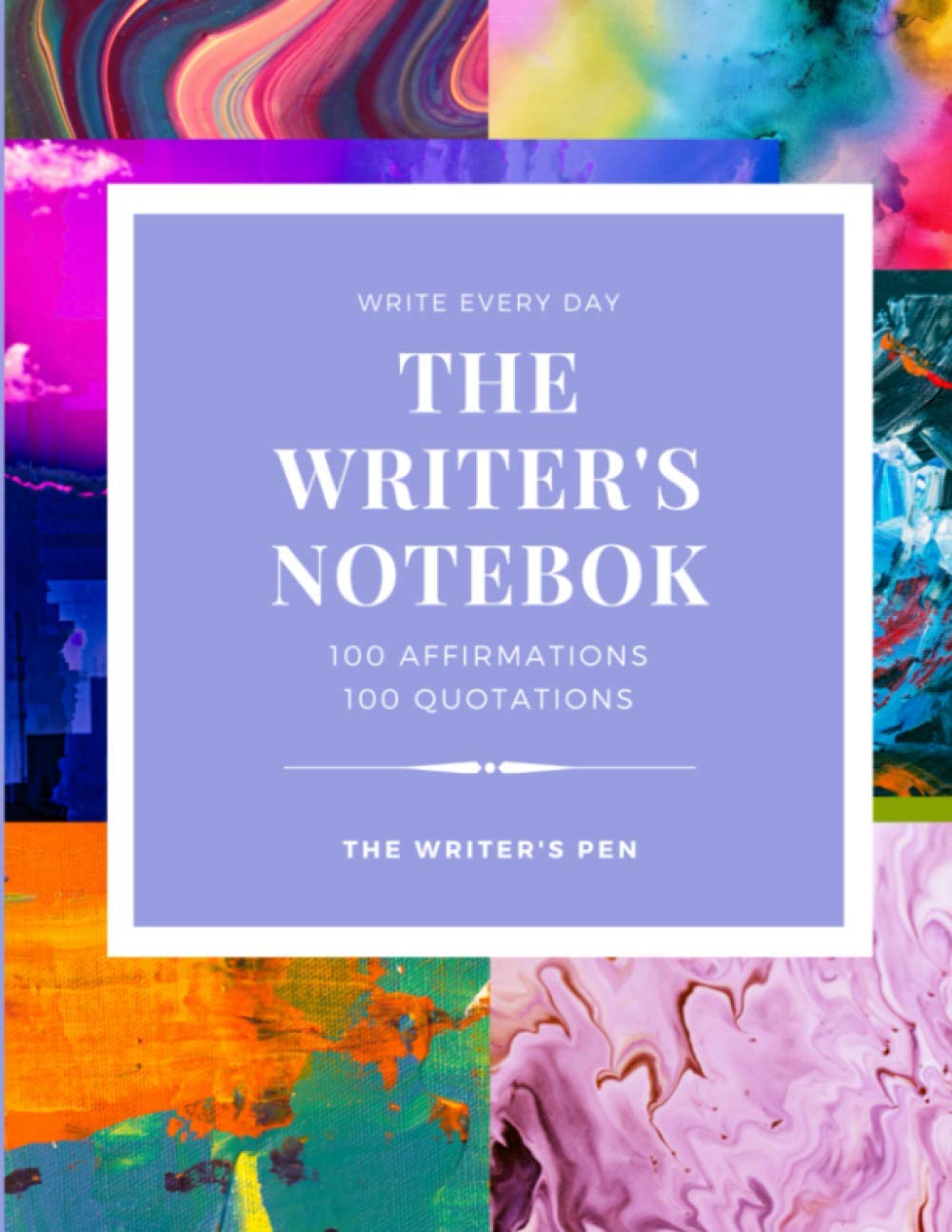 The Writer's Notebook: 100 Affirmations, 100 Quotations, Write every day, 8" x 11", 200 pages