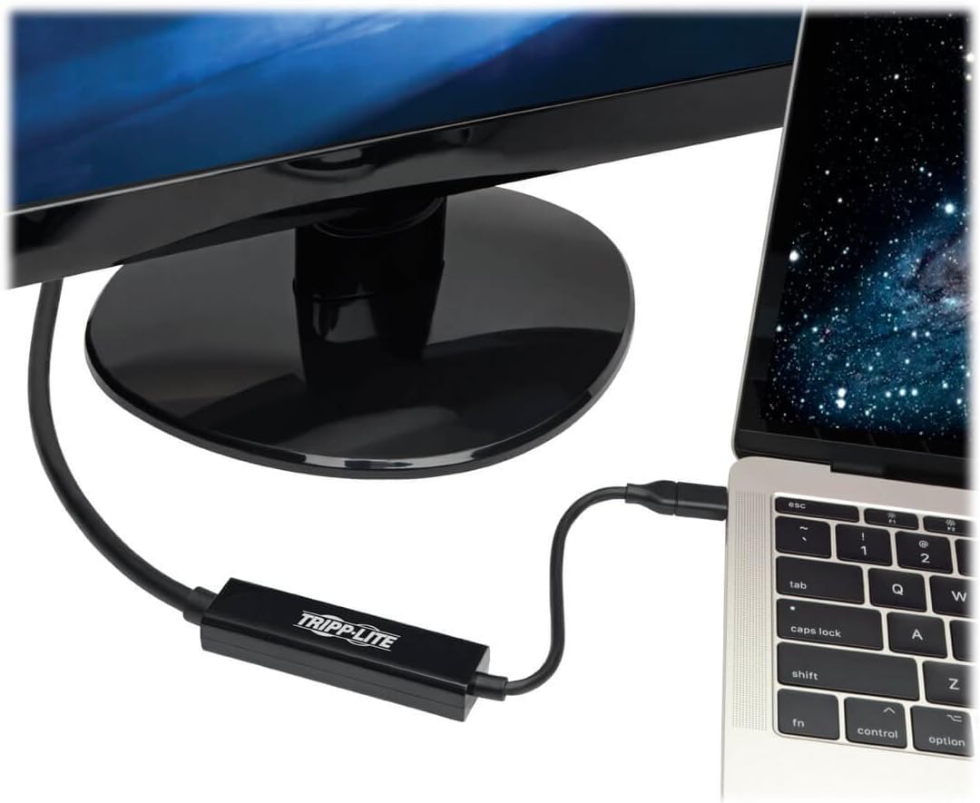 Tripp Lite USB-C to DisplayPort Active Adapter Cable 4K (M/M), 1.83 m (U444-006-DP), black, 1.8 M - Image 3