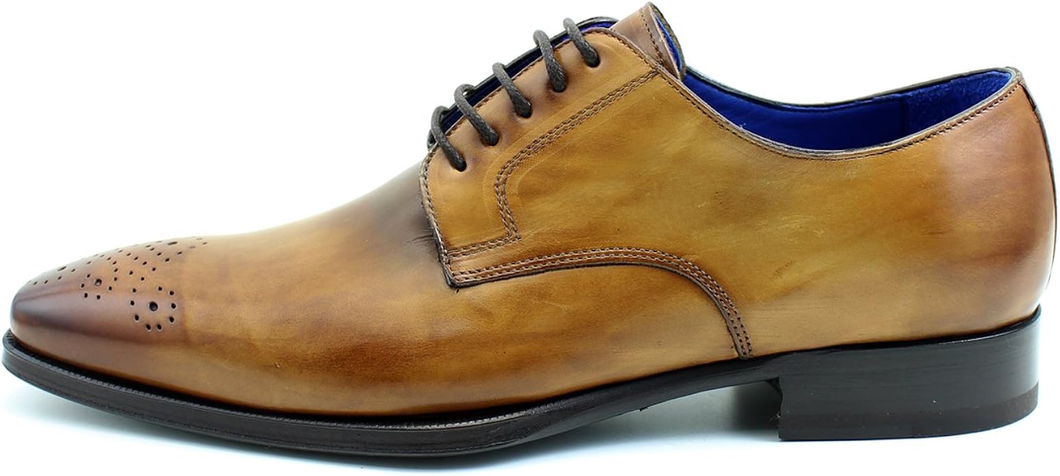 vintage brogue handmade leather shoes