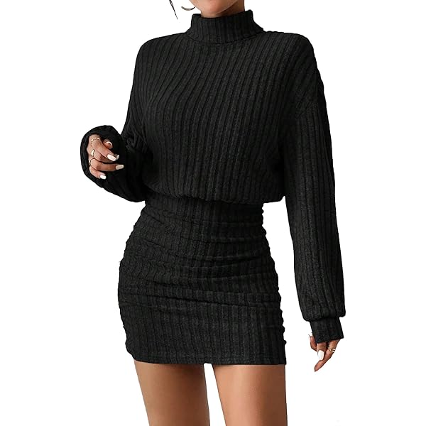 astr the label bodycon dress Cable Knit Black Sweater Dress Bust Cut out Sexy Dress Bodycorn Fit –  REENOVY main image 1