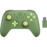 8Bitdo Ultimate 3C+ Wireless Controller for PC &amp; Android, Avocado Green | Dual Force Ring TMR Joystick, 2 Back Buttons with Lock, Enhanced Grip, Enhanced Vibration, 8Speed, Hall Effect Triggers