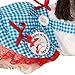 The Wizard of Oz: Dorothy Pet Costume for for Dogs or Cats by Rubies, Medium