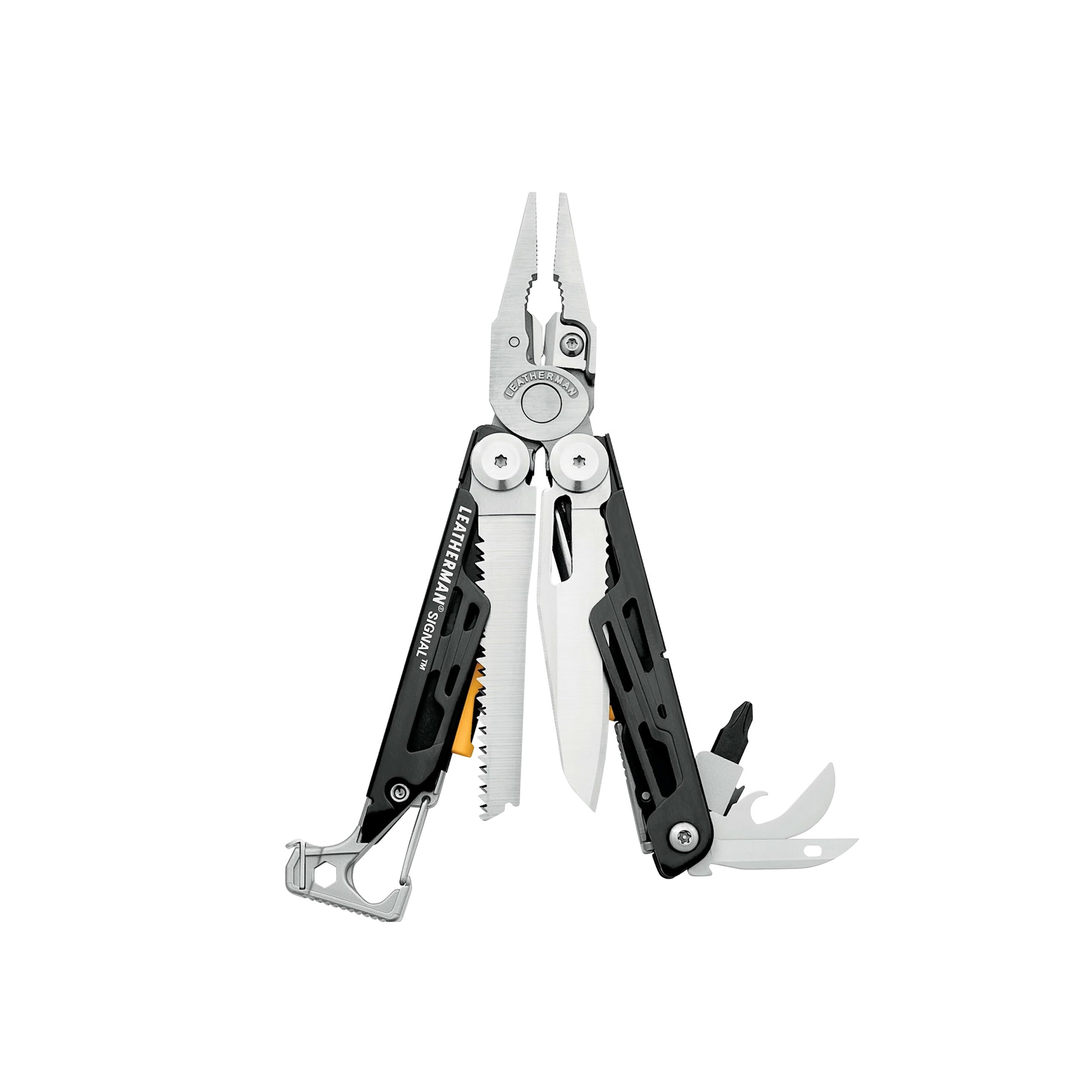 Leatherman Signal Multi-Tool - 19 Tools for Camping & Survival, Silver