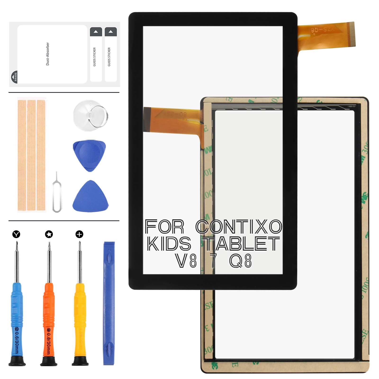 LADYSON 7.0" for Dragon Touch Y88X PRO Touch Screen Digitizer Tablet New Replacement Repair Kits with Free Tools