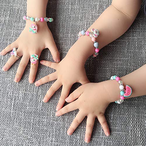 image for Elesa Miracle 24pcs Little Girl Teens Kids Shiny Unicorn Flamingo Owl 