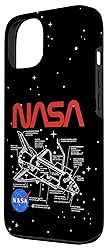 iPhone 13 NASA Space Shuttle Schematic Logo Case