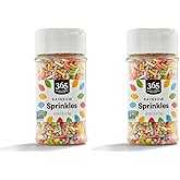 365 by Whole Foods Market, Rainbow Sprinkles, 2.75 Ounce, vegan (Pack of 2)