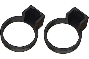 LIANGHULO Tesla Model 3/Y Charger Lock for J1772 Adapter (Compatible with Non Flange Adapter) [Black] [2Packs]