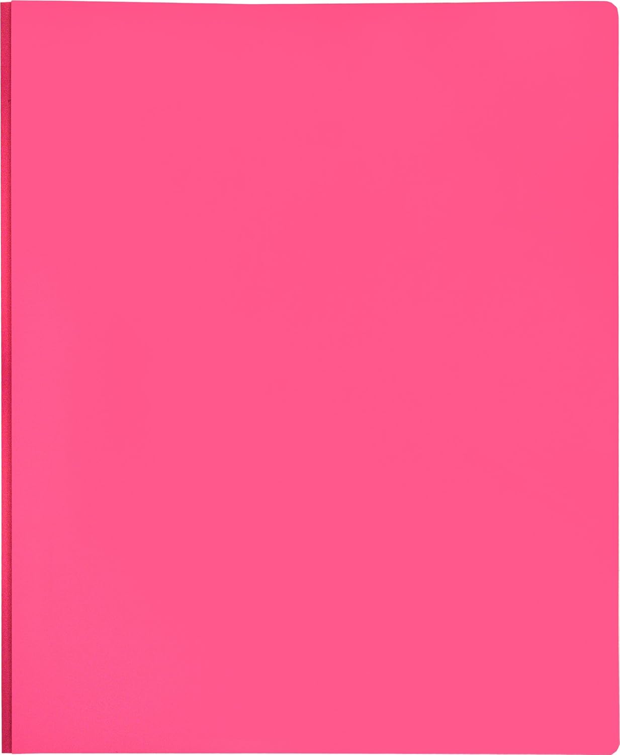 Lion 2-Pocket Plastic Folder with Fasteners, Clear, Pack of 4 (92310-CR-4P) : Colored File Folders : Office Products