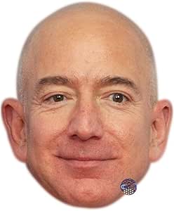 Amazon.com: Jeff Bezos Celebrity Mask, Flat Card Face ...