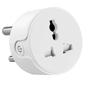 Ambrane WiFi Smart Plug 10A - Control Your Devices from Anywhere, No Hub Required,