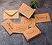 Ohuhu 36 Pack Brown Kraft Paper Thank You Cards Thank U Greeting Card W/ 36 Kraft Paper Envelopes for Wedding