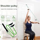 FFDASHUN Shoulder Exercise Pulley for Physiotherapy Doorway Green view 2