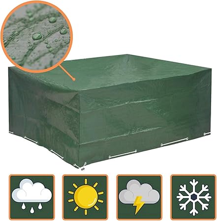 Amazon De Abdeckung Fur Gartenmobel 250x210x90 Xxl Wasserdicht Und Witterungsbestandig Extra Dickes Material Abdeckplane Gartenmobel Abdeckung Fur Tisch Und Stuhle