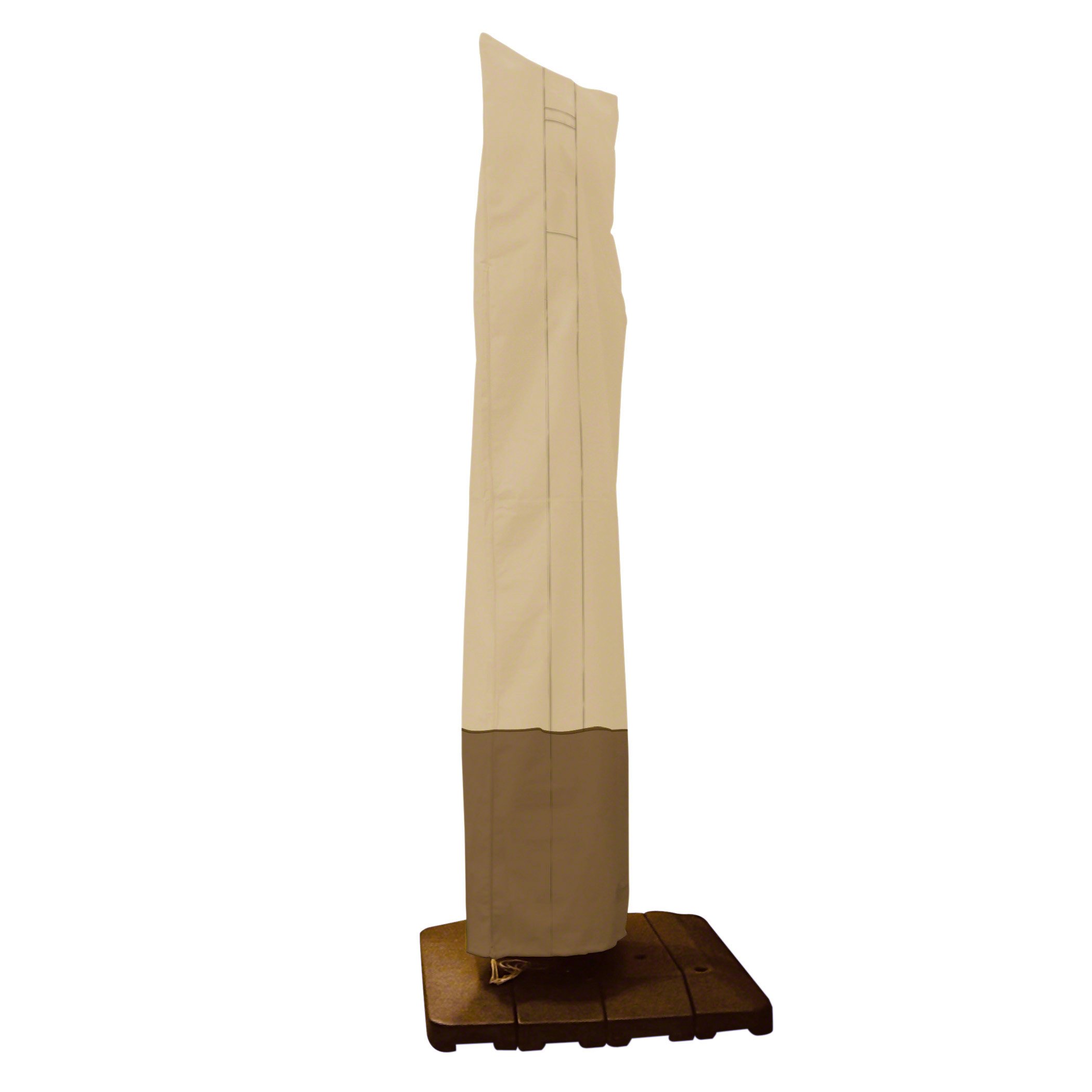 Classic Accessories 73152 Veranda Offset Umbrella and Frame Cover, Pebble, 50.8x38.1x31.115000000000002 cm