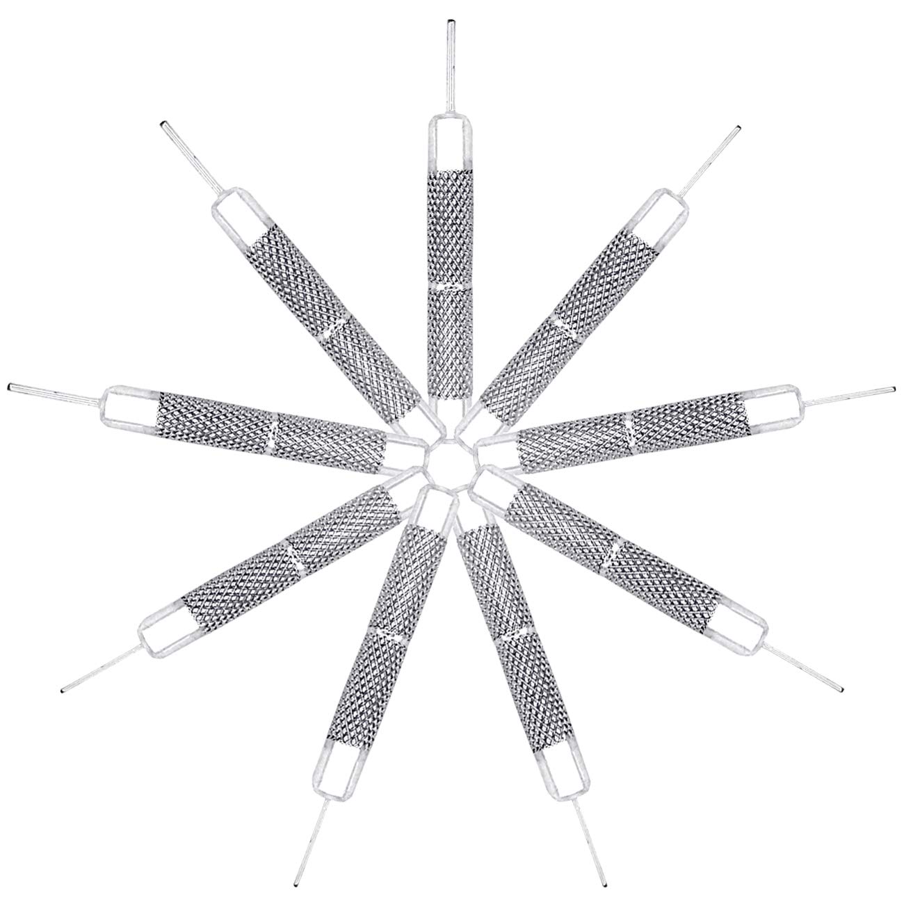 AYWFEY 9 Pack Cellphones SIM Card Tray Opening Removal Tool Ejector Pin Needle Compatible with All iPhone Apple iPad HTC Samsung Galaxy Smartphone Watchchain Link Remover