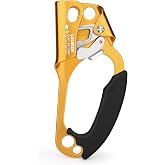 WILDKEN Climbing Hand Ascender Outdoor Mountaineering Tree Arborist Climbing Rappelling Equip Hand Ascender for 8-14MM Rope Left Right Hand Ascender