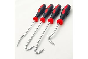 JOYFUL&HOPEFUL Hose Removal Tools,10" Radiator Hose Pick,8" Auto Hose Removal Tool,Hose Puller Tool for Radiator Hoses,4pcs