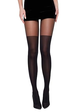 Selente Lovely Legs raffinierte Damen Strumpfhose in Strapsstrumpf-Optik, verschiedene Modelle, 30-60 DEN, made in EU
