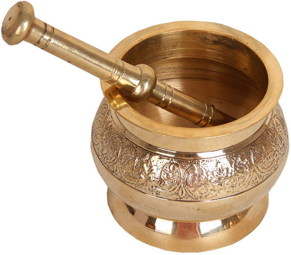 Mortar Pestle Set, Easy To Clean And Dishwasher Safe, Pure Copper