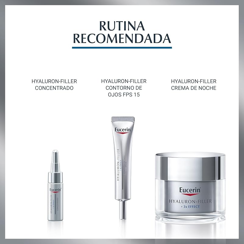 Hyaluron-Filler Crema de Día FPS 30 (50 ml), crema antiedad con acción antiarrugas e hidratante, con Ácido Hialurónico para una piel rejuvenecida, para todo tipo de pieles