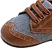 Baby Boys Girls Breathable Comfortable Sneakers Rubber Sole Non-Slip Outdoor First Walkers Shoes 6-24 Months(Brown,6-12months)